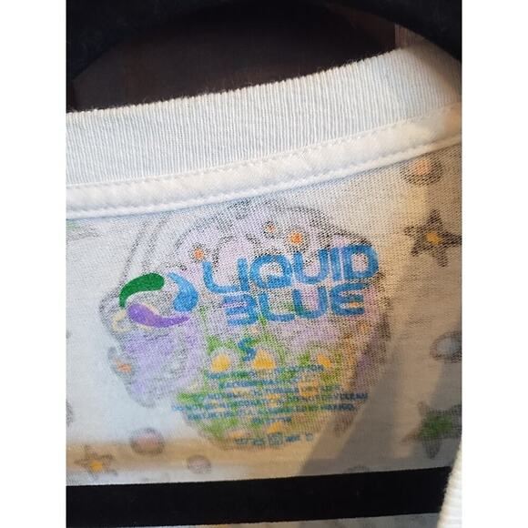 Liquid Blue Light Fantasy Mars AOP Joey Mars Graphic T Shirt Mens Small Cotton - Picture 2 of 13